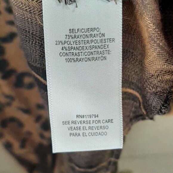 Soft Knit, Rayon, Polyester Long Sleeve, V Neck Tunic Top, Sz Med, EUC, Like New - Picture 5 of 8